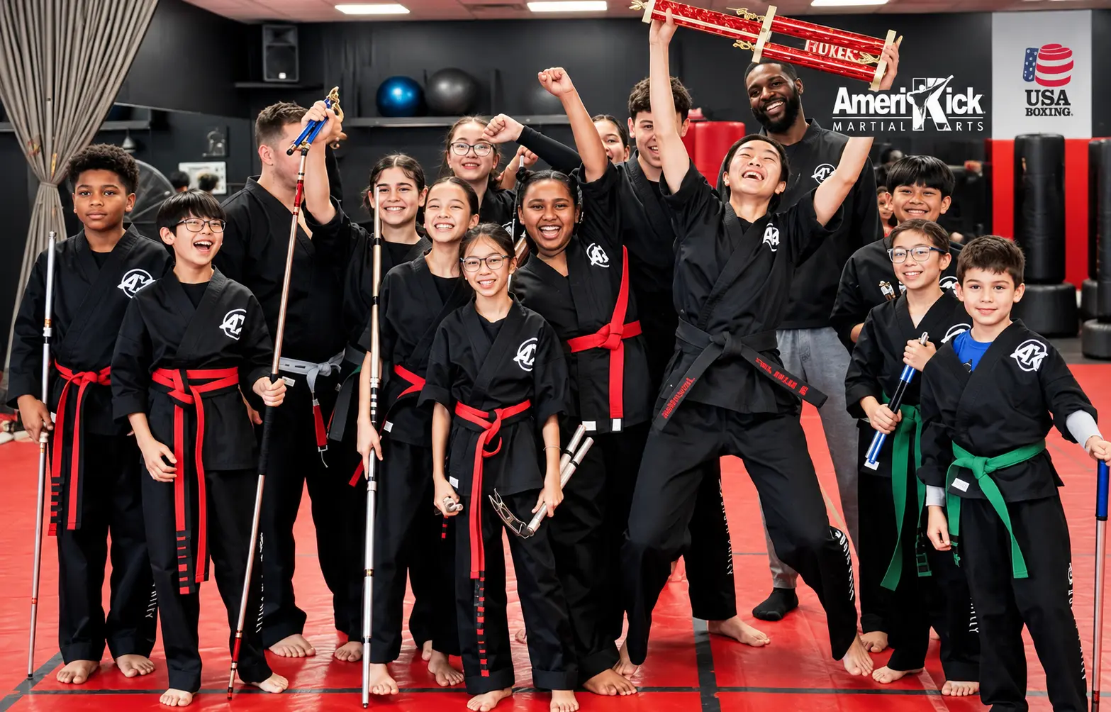 AmeriKick students and families together